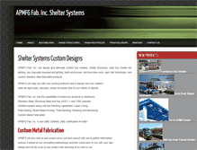 Tablet Screenshot of apmfg.net